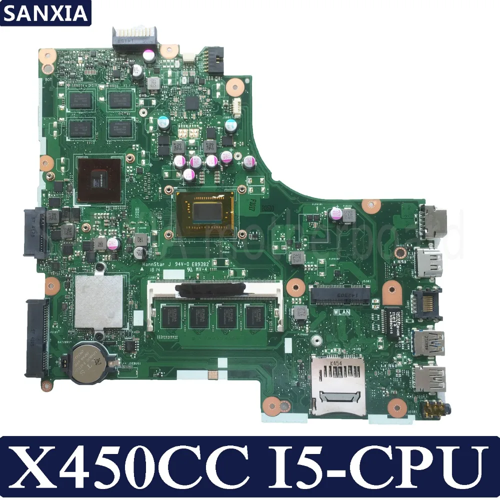 KEFU X450CC Laptop motherboard for ASUS X450CC X450C X450 Test original mainboard 4GB-RAM I5-3337U GT720M