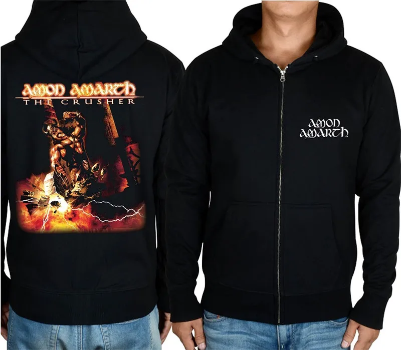 21 конструкции Амон рок молния хлопковые толстовки куртка sudadera панк тяжелый металл 3D череп флис Викинг Толстовка - Цвет: 10