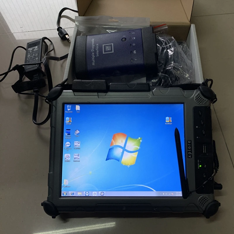 

IX104 I7 laptop + 240GB SSD + New multiple Auto diagnostic interface G-M Scanner G-M MDI with GDS2 + TECH2WIN ready to use
