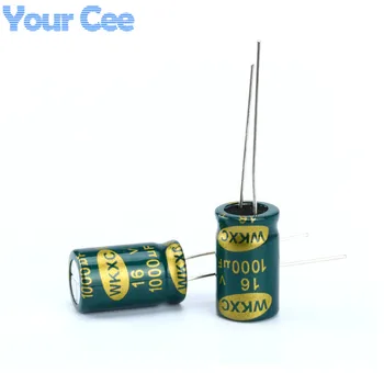 

20 pcs Electrolytic Capacitors High Frequency 16V 1000UF 10X17MM Aluminum Electrolytic Capacitor