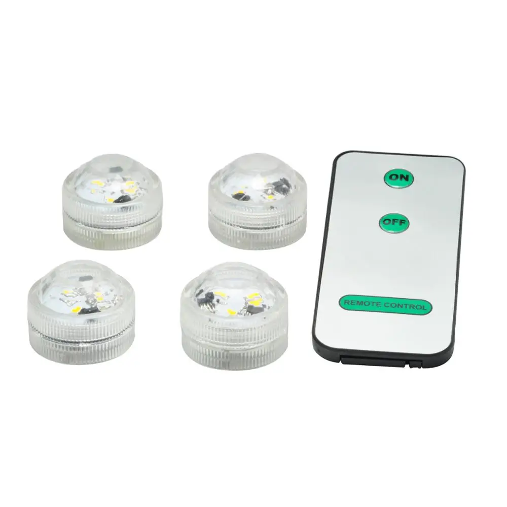 

4*Waterproof Warm White Submersible LED Balloon Light Party light for paper lanterns LED mini light bulb for party