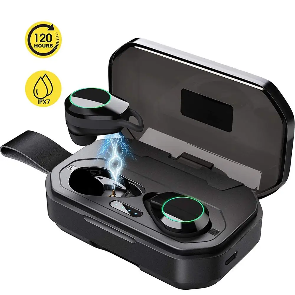 

TWS X6 Bluetooth 5.0 True Wireless Headphones IPX7 Waterproof Sports Wireless Earbuds 3D Stereo Touch Control Bluetooth Earphone