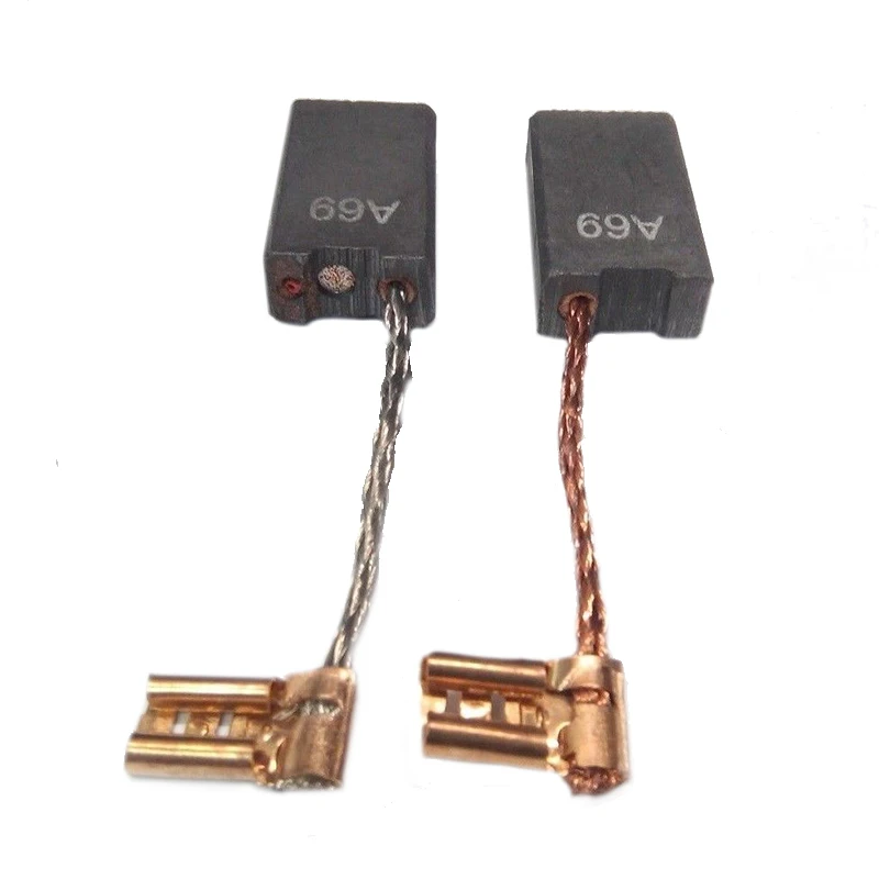 1 pair New Carbon Brushes Charcoal for Bosch GBH5-40D GSH500 GSH5 TSH5000 GSH5X A69