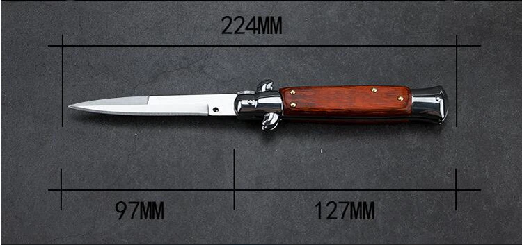 Итальянский мафиозный AKC 9 дюймов уличный карманный нож 8 цветов самозащитные ножи походные инструменты подарок качество