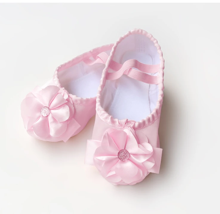 pink satin ballet slippers