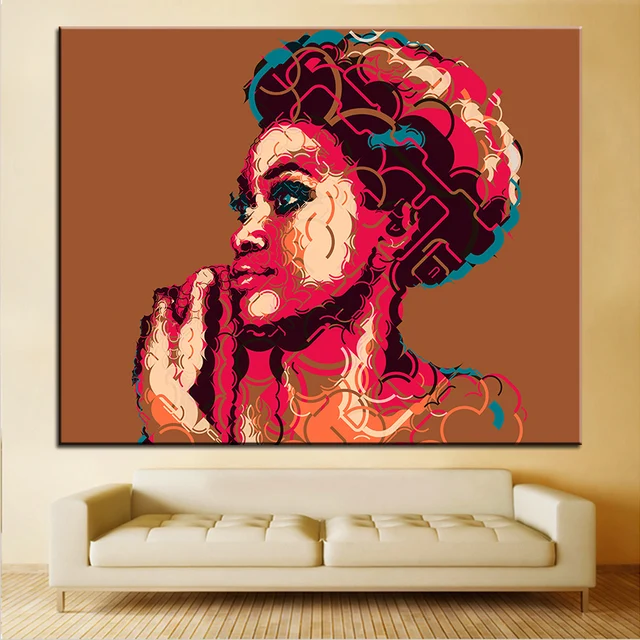 Grande-taille-Impression-Peinture-%C3%80-L-huile-femme-africaine-portrait-peinture-Murale-D%C3%A9cor-Wall-Art-Image.jpg_640x640.jpg