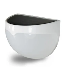 Rgb led Солнечный свет Водонепроницаемый ip55 6 светодиодов 7 цветов Цвет ful солнечный светильник Наружное освещение Настенные светильники для украшения дома