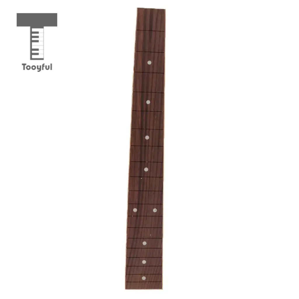 Rosewood 19/24 Guitar Fingerboard Fretboard Good Stability With White Acrylic Inlay Dot For Electric Guitar Replacement Parts