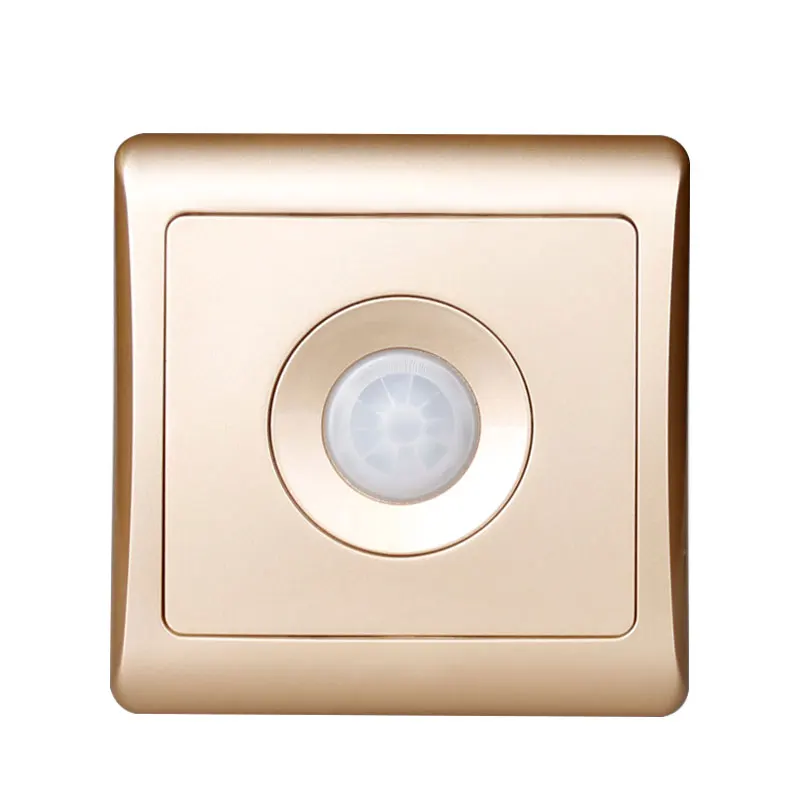   2018 New Arrivals 220v 86 Wall Smart Home Led Infrared Control Energy-saving Delay Lights Lamps Motion Sensor Light Switch