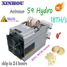 Новое водяное охлаждение Asic miner AntMiner S9 Hydro 18T SHA256 BTC BCH Майнинг лучше, чем S9 T9+ T17 S17e S17 WhatsMiner M3 M20s M21S