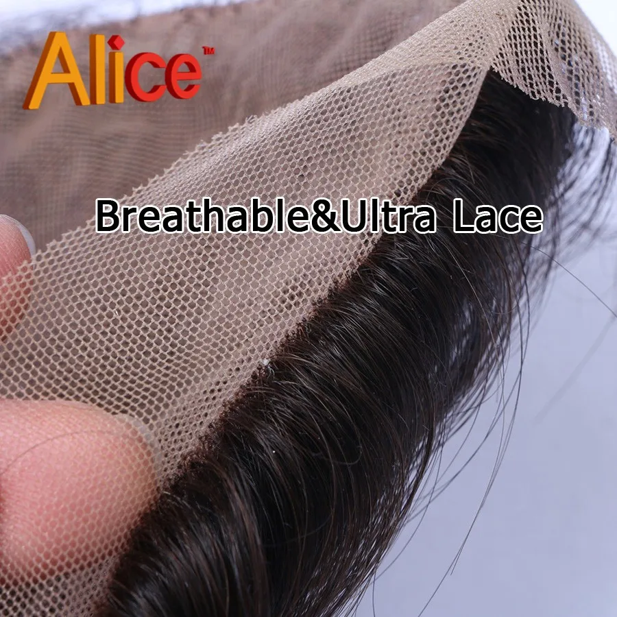 Cheap 9A Lace Front Closure Piece Free3Middle Part 4X4 Brazilian Virgin Human Hair Body Wave Lace Closure Bleached Knots  (1)