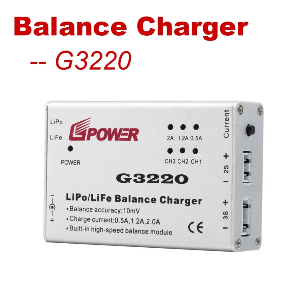 

RC 2S 3S Lipo Battery Balance Charger G3220 Speed chrager adapter for RC Parrot AR Drone 2.0