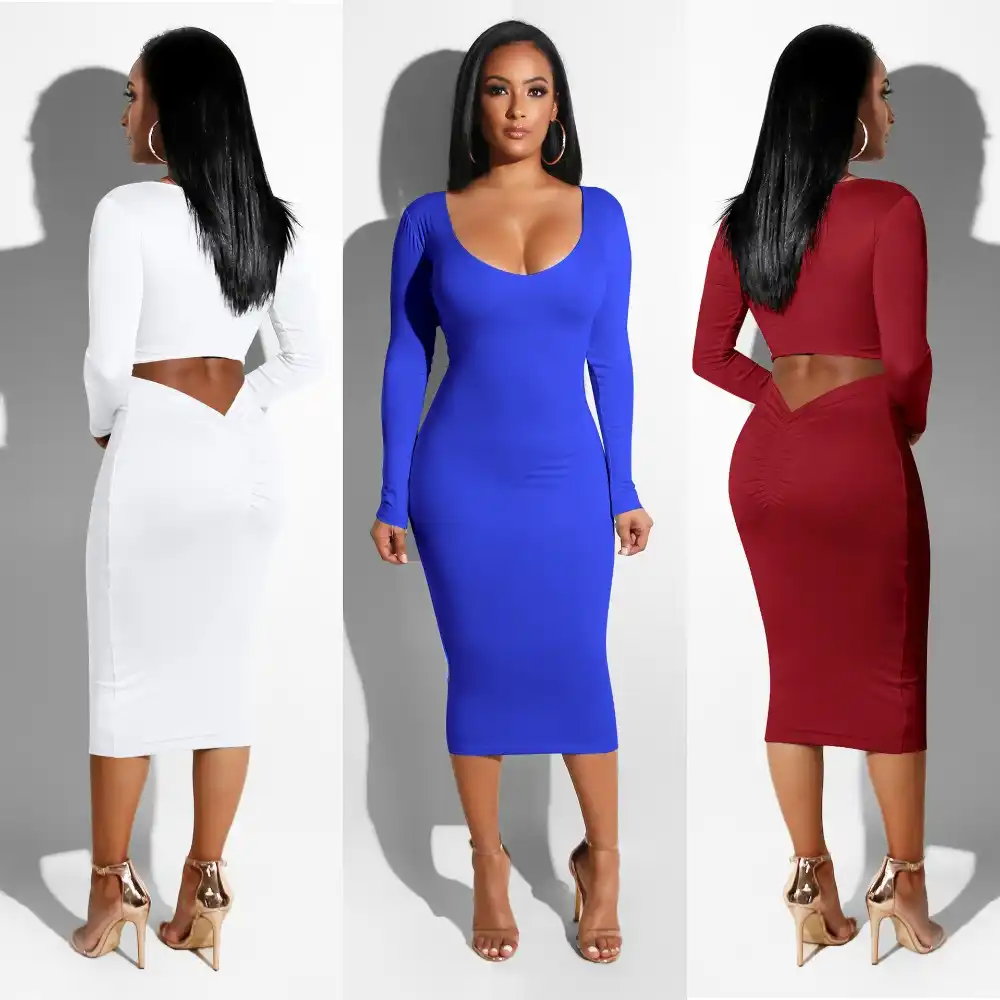 spandex bodycon dresses