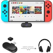 Портативный мини Bluetooth USB type c aptx с низкой задержкой аудио передатчик музыкальный адаптер для nintendo переключатель беспроводные игровые наушники