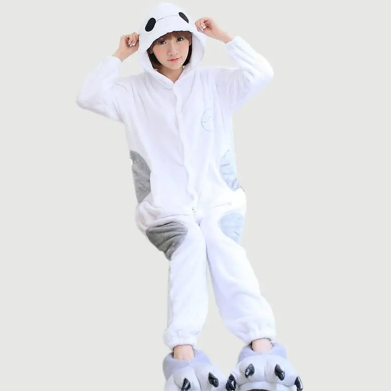 Man And Women Unisex Long Sleeve Hooded Couples Winter Sleepwear