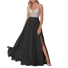 С v-образным вырезом Длинные Выпускные платья с карманами атласные вечерние платья для женщин vestido de fiesta черные вечерние платья