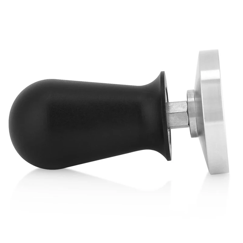 Preise HEIßER Kaffee hammer 54Mm Edelstahl Kaffee Tamper Presse Flachen Basis Espresso Bohnen Mit Hand Drücken Kaffee Pulver hammer Werkzeuge