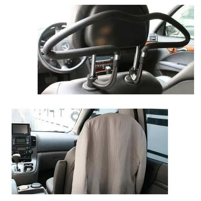 Губка Защитные вешалки из нержавеющей стали материал Автомобильная вешалка для одежды автомобильный подвесной костюм автомобильный зажим для вешалки