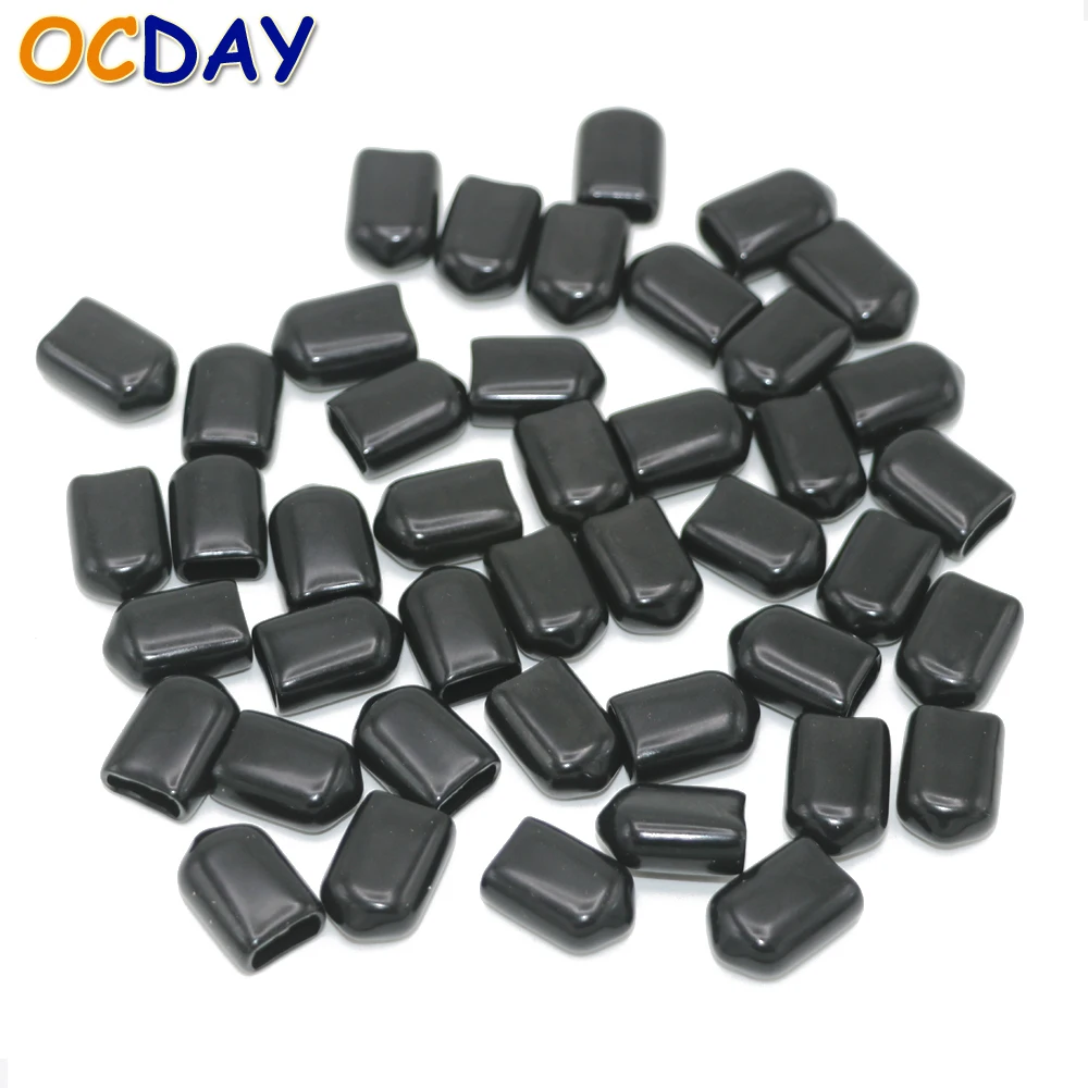 100pcs/lot Rubber Terminal Insulated Black Protective Cover Caps Case Suitable for XT30 XT60 Plug | Игрушки и хобби