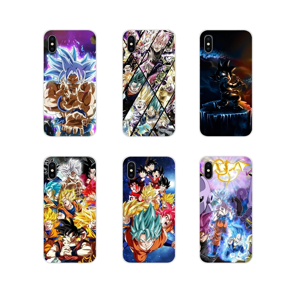 Soft Transparent Shell Covers For Motorola Moto X4 E4 E5 G5 G5S G6 Z Z2 Z3 G G2 G3 C Play Plus dragon ball Ultra Instinct Vegeta | Мобильные