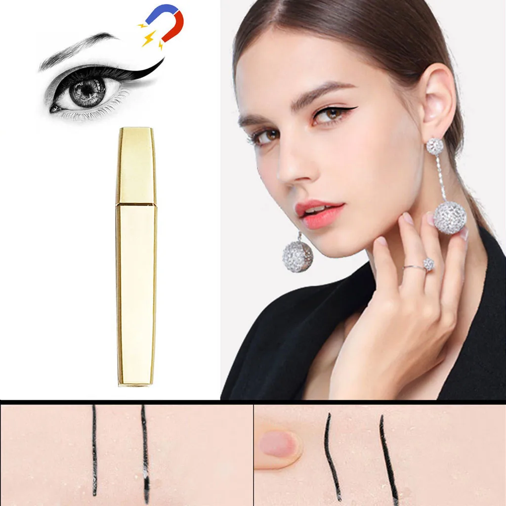 Magnetic Eyeliner Black 4ML Best Selling Liquid Waterproof Sweat-proof Fast Drying Lasting Professional May22 |