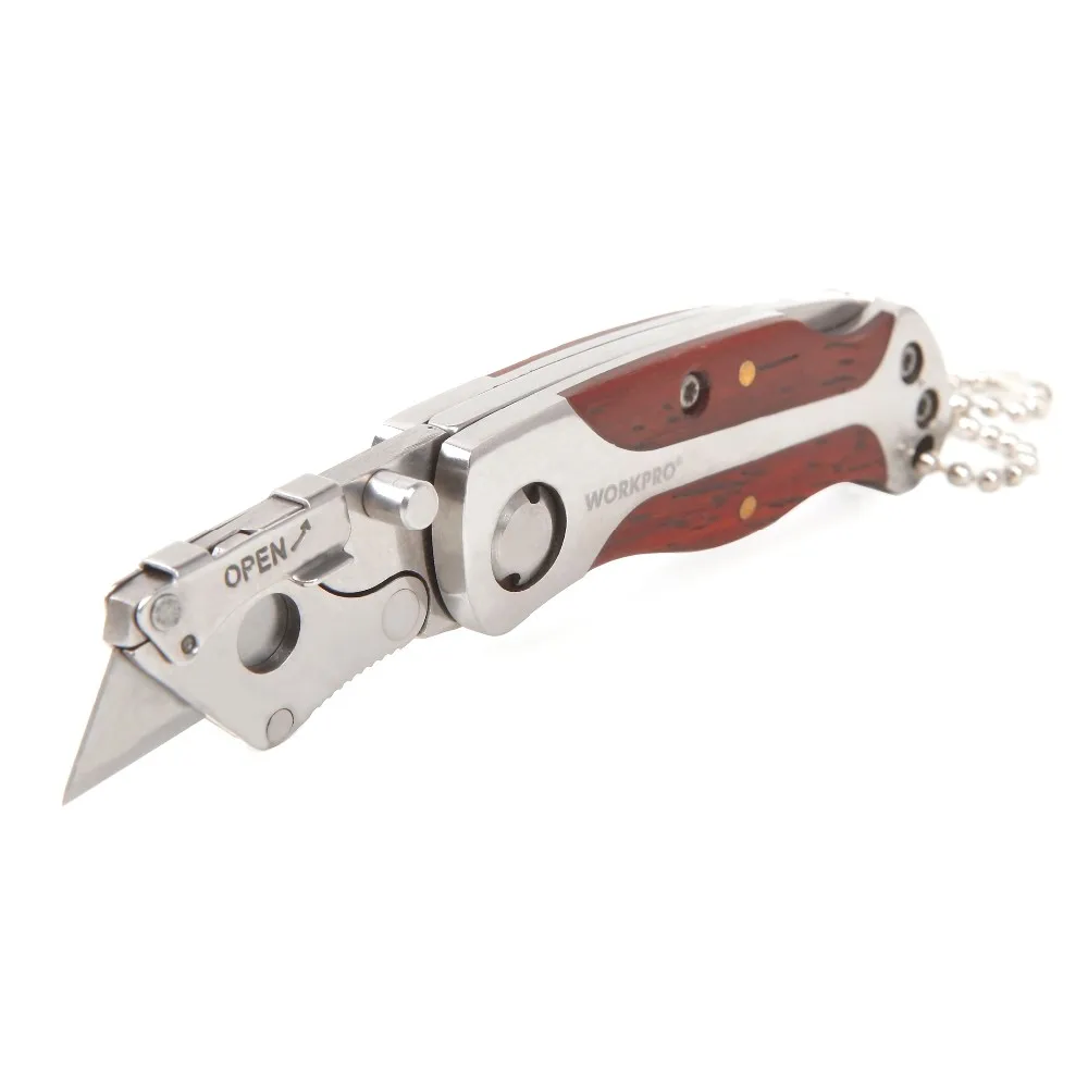 Buy WORKPRO Portable KeyChain Knife Mini Folding Knife Camping Key Ring Knife