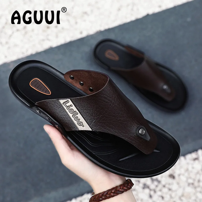 Men Flip Flops Summer Men Outdoor Comfortable Beach Shoes Men's