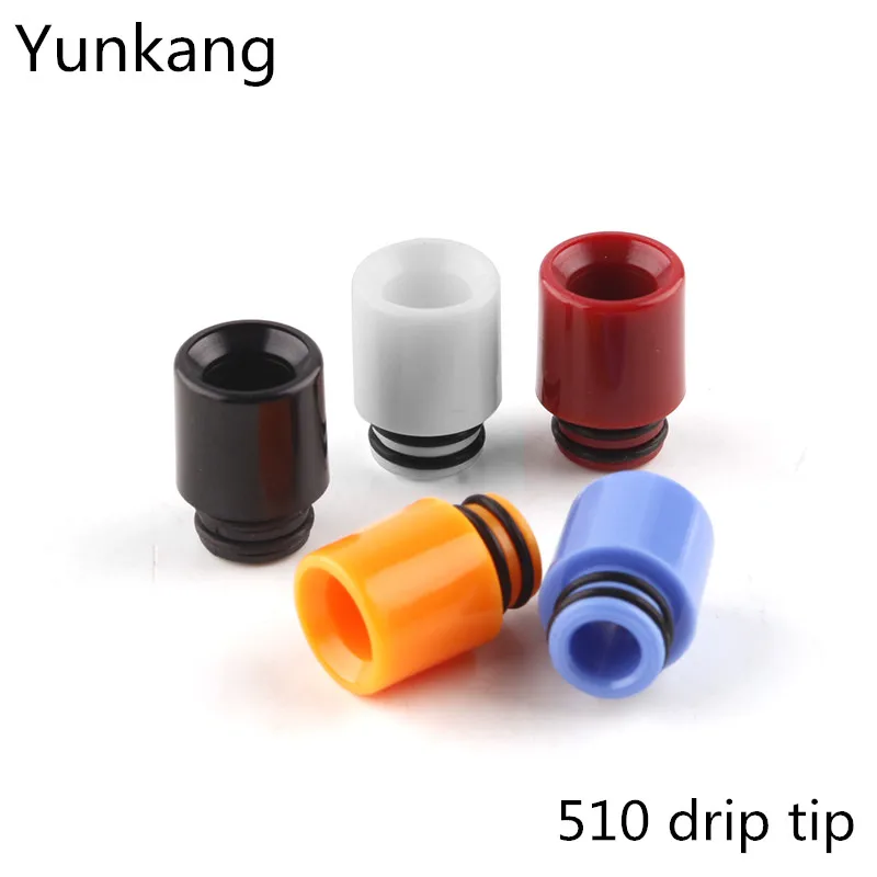 10 шт./партия Yunkang Vape распылитель 510 капельный наконечник для всех танков ego aio серии