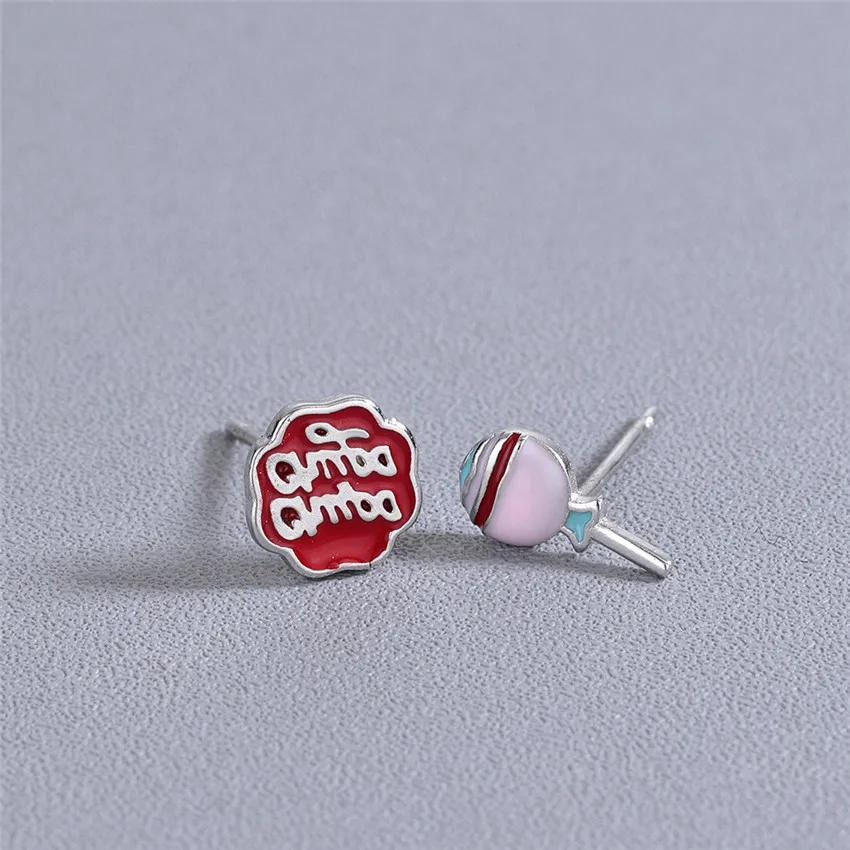 Эмалированные Серьги Chandler Рождественская елка рог любовь собака рождественский