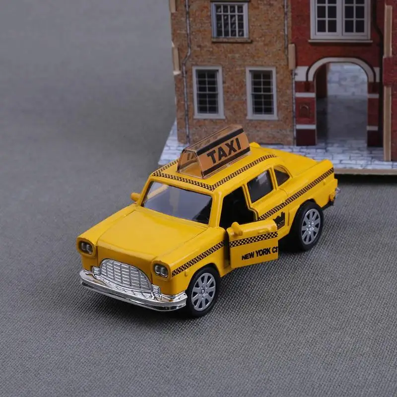 4 типа 1:32 Мини сплава такси Игрушечная модель автомобиля Автомобиль для детей Детский подарок