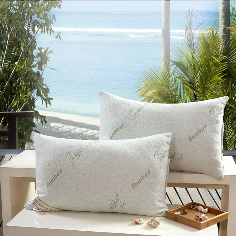 48*74 cm Bed Pillows Sleeping Bamboo Hypoallergenic Cotton Pillowcase