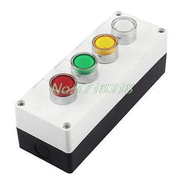 

600V 10A Red Green Yellow White Pilot Signal Lamp Indicator Light Station