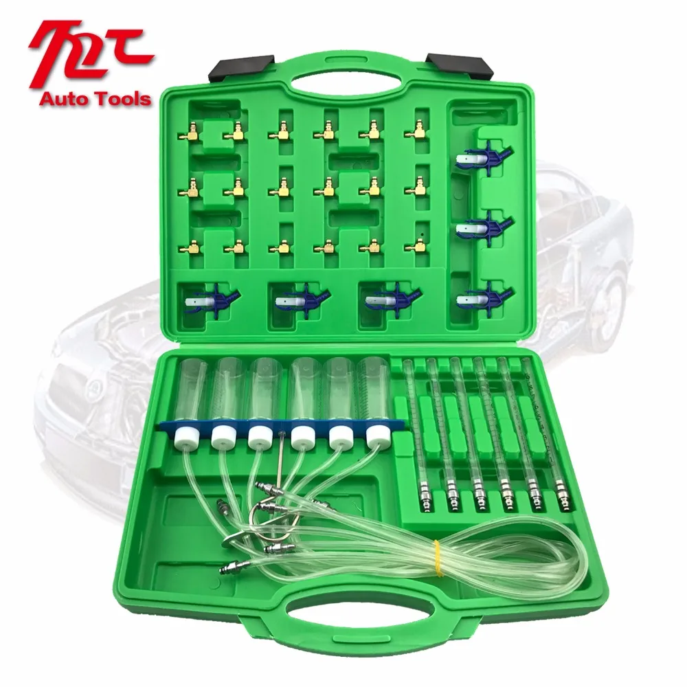 

Diesel Injector Flow Meter Test Kit Common Rail Adaptor Fuel Tester Set Tools