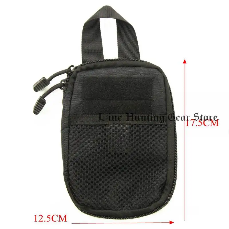 Спортивная поясная сумка 5," для телефона с фонариком, аксессуары для инструментов, сумка-переноска для повседневного использования - Цвет: Черный цвет