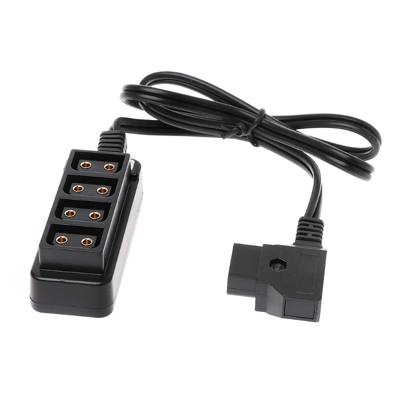 

D-Tap Male B-tape To 4 Female Hub Adapter Splitter Cable For Photography Power #Aug.26