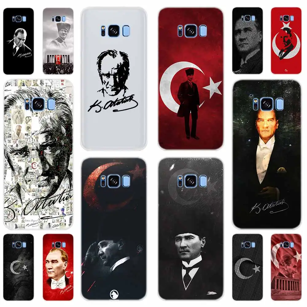 

Turkey Mustafa Kemal Ataturk Pattern Case For Samsung Galaxy S8 S9 S10 Plus Note 10 9 8 Cover For Samsung S10E S7 S6 Edge S5