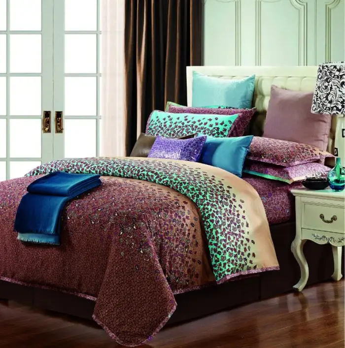 Purple And Blue Comforter Set - COMFORT