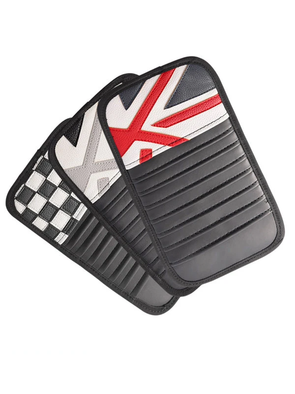 Совершенно новый кожаный материал Union Jack Style Black в стиле шахматного CD сумка для mini