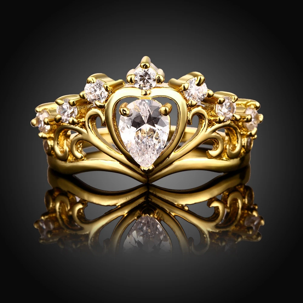 megrezen womens wedding rings beautiful gold color engagement crown ring 2017 vintage jewelry anillos de compromiso - Beautiful Wedding Rings megrezen womens wedding rings beautiful gold color engagement crown ring 2017 vintage jewelry anillos de compromiso - Beautiful Wedding Rings
