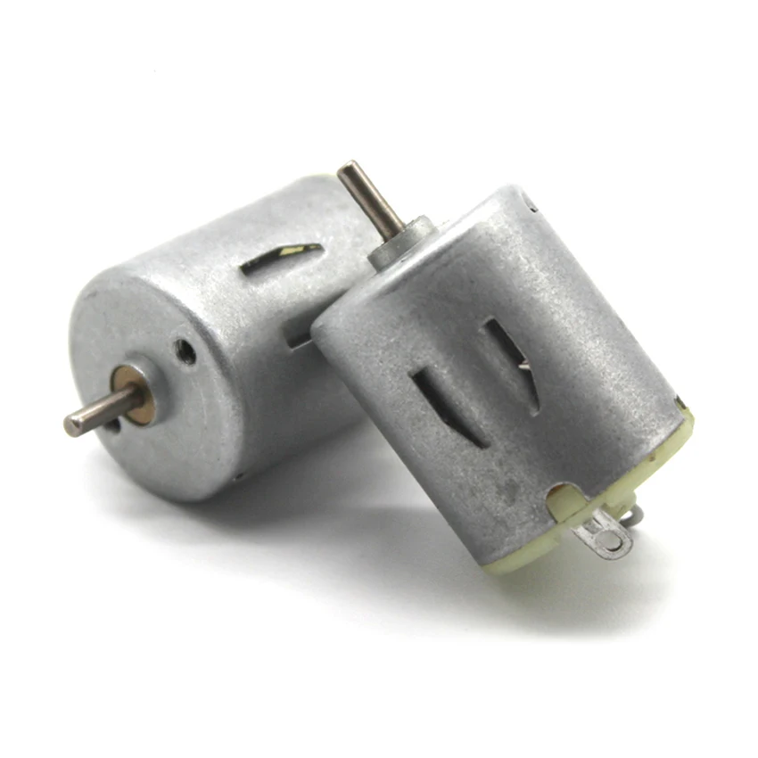 

270 Cylindrical DC Motor High Speed Micro DC 3V 6V Motor Mini Micro Electronic Motor for DIY Toys 10000-18000rpm Shaft Dia: 2mm