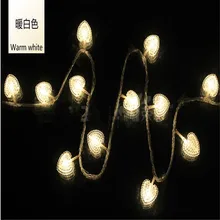 warm white Free Shipping 10m Hot Selling LED String Strip 50 Hearts Holiday Christmas Wedding Decoration LIGHTs Lamps Pendants
