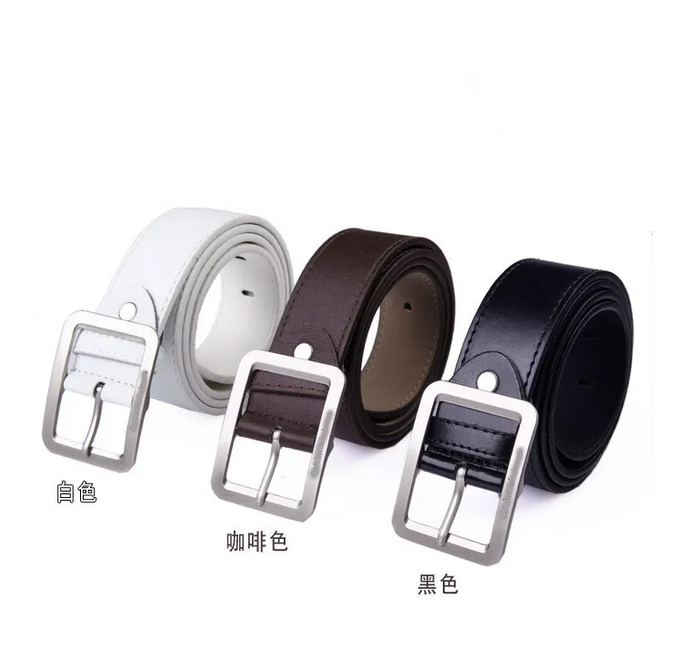 

Top-quality belt for men Casual single pin buckle men's classic pu leather belts original factory supply
