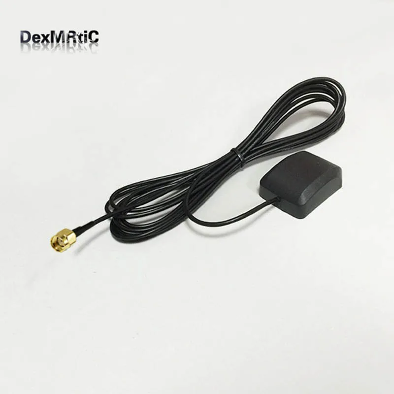 Car GPS Antenna Navigation Aerial RP SMA Connector & 3M Extension Cable