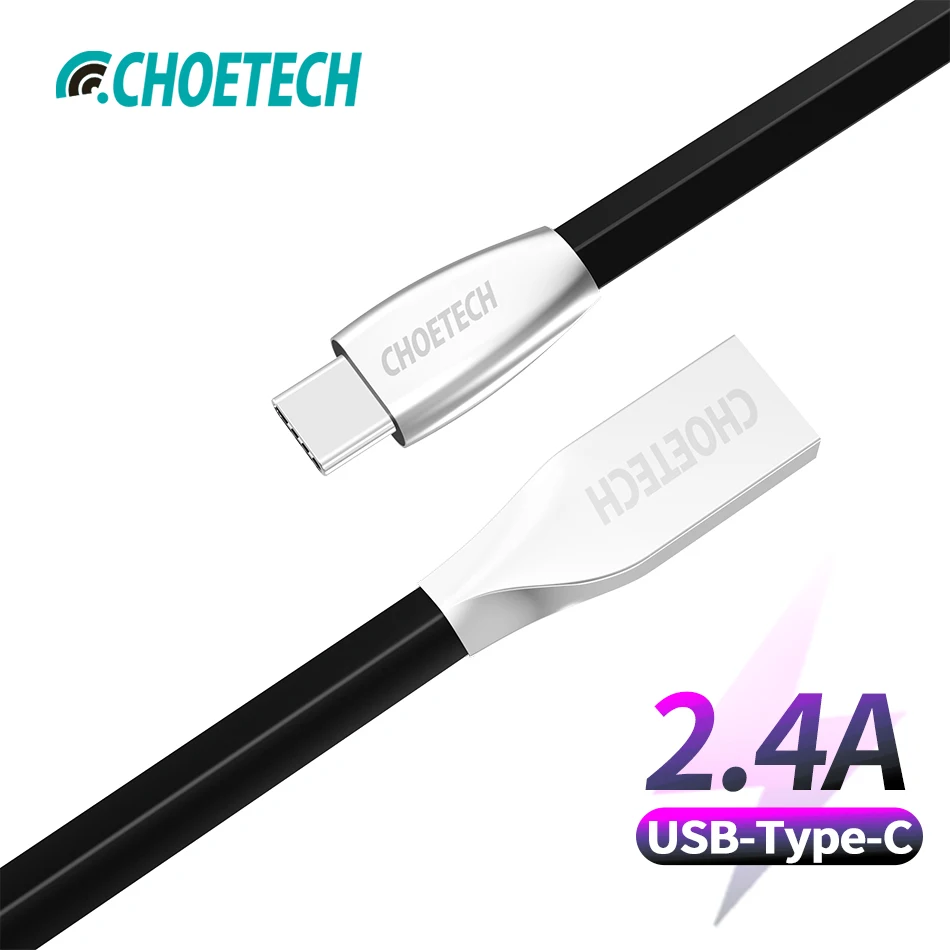 

CHOETECH USB Type C Cable Fast Charging Cable USB-C Data Sync Cable with 56k Resistor for Xiaomi Mi5 Phone Cable For Samsung S8