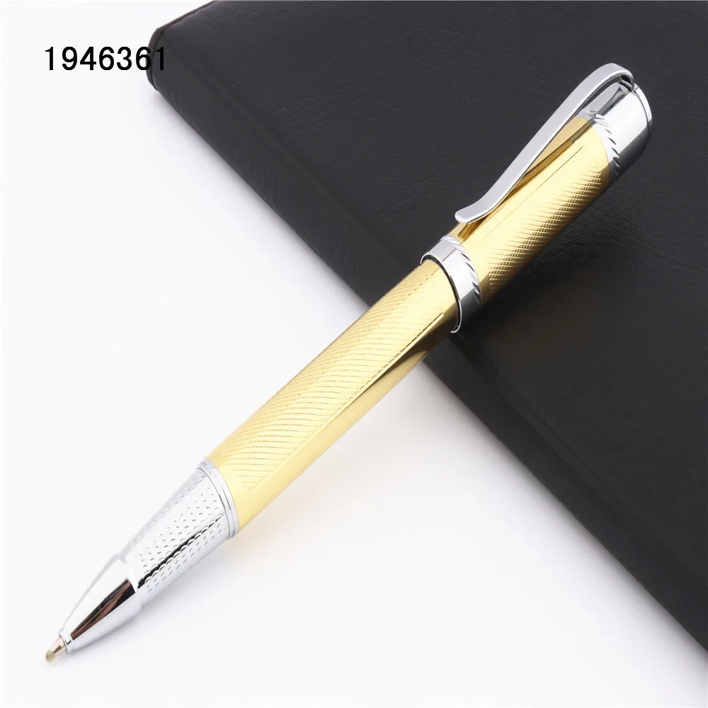 

Luxury quality 715 Golden Big heavy body Business Office Medium nib Rollerball Pen New Listed school gift pen