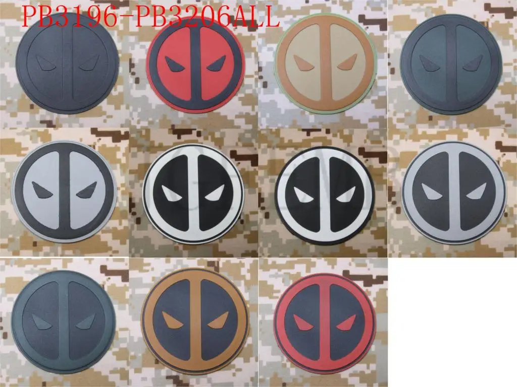 

DEadpool Tactical Airsoft Morale 3D PVC patch