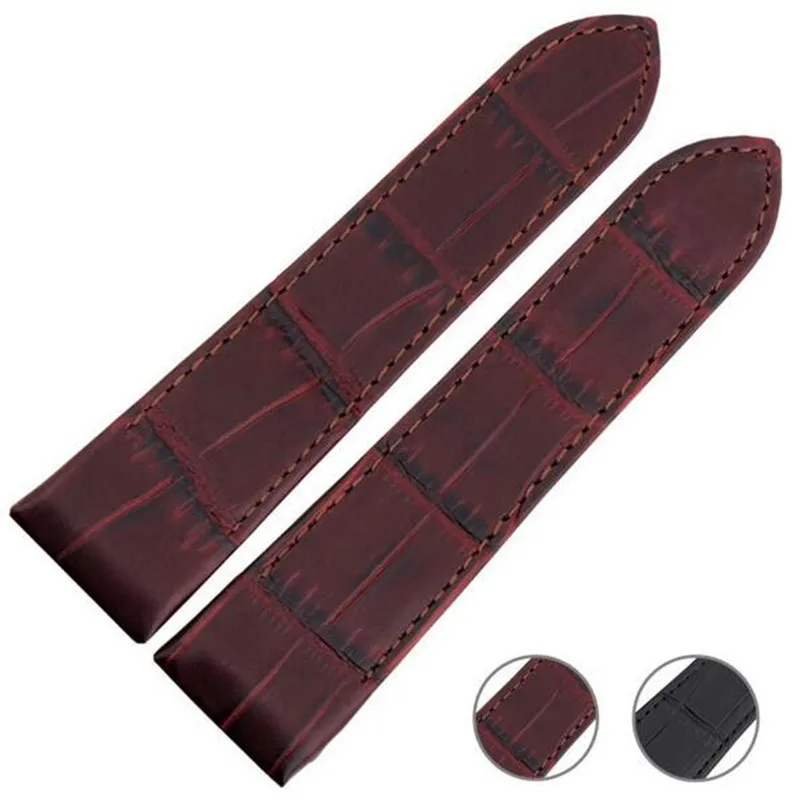 

Handmade 100% Genuine Leather 20mm 23mm Watches Strap Band For SANTOS 100 Chronograph Watchband And Tool