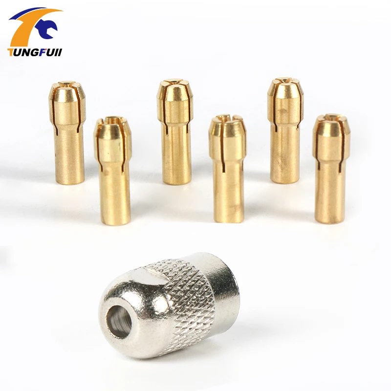 Tungfull Multipro Drill Lock Nut 6pcs Grade Copper Chucks Electric