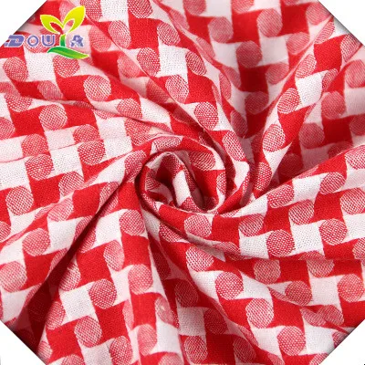 Хлопковая маленькая вихревая пряжа окрашенная ткань обувь Кепка Одежда для девочек пятно рубашек рубашка из ткани