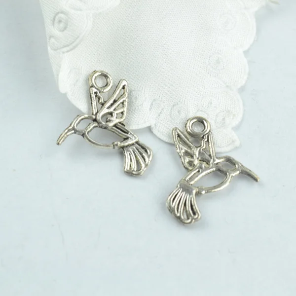 

35 pcs Antique Silver Plated Zinc Alloy bird Charms Pendants for Jewelry Making DIY Handmade Craft 1930I